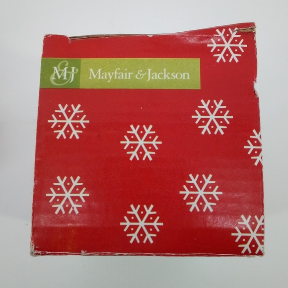 In Box Snowmen Snowman 4 Piece Spreader Set Mayfair & Jackson Snow Flurries - Picture 7 of 9